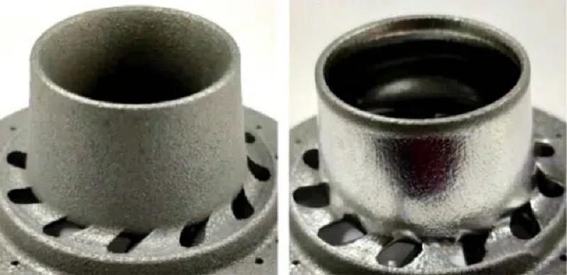 Abrasive flow polishing of complex parts
